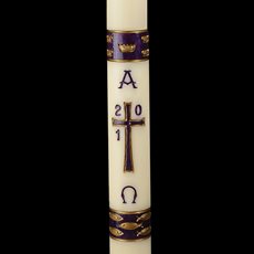 Gloria Purple Paschal Candles SKU 60120